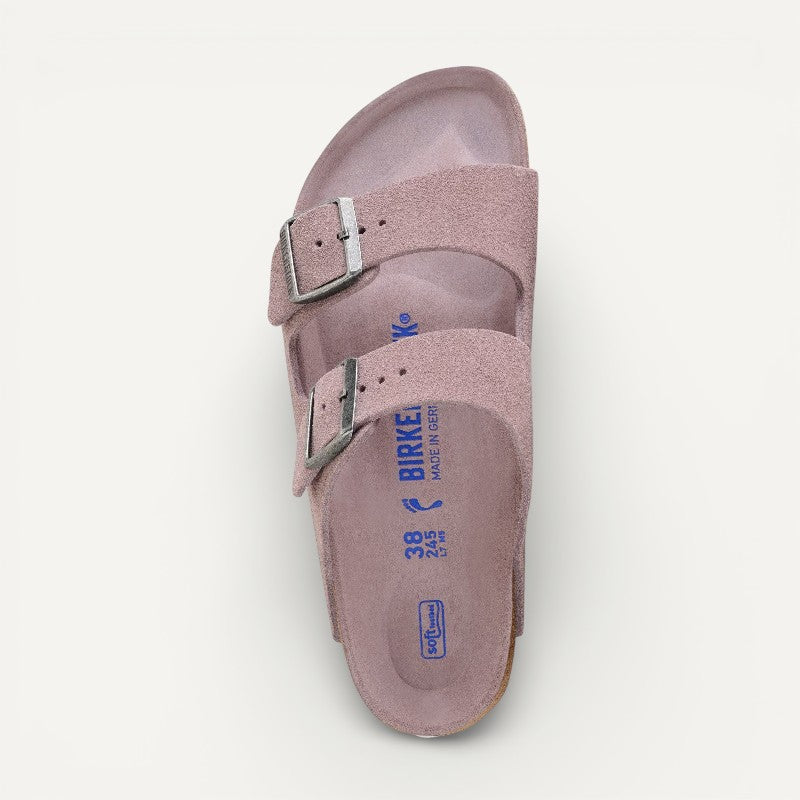 Arizona Soft Footbed Purple Suede Leather Regular