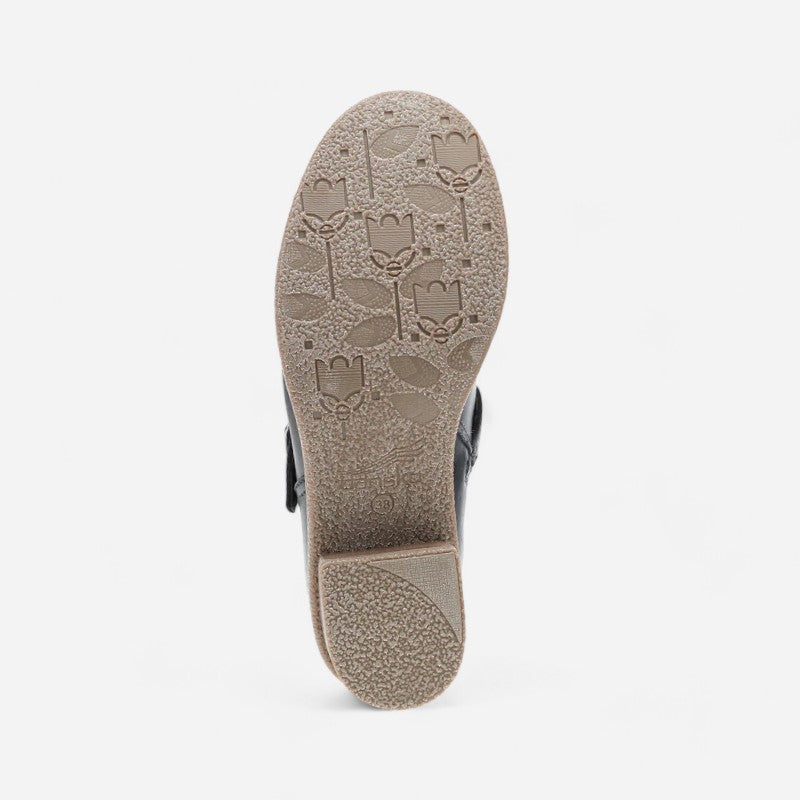 Delphine Black Waterproof Burnished