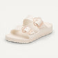 Arizona Kid's Eva Flower Buckle Eggshell Narrow