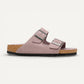 Arizona Soft Footbed Faded Purple Suede Leather Narrow