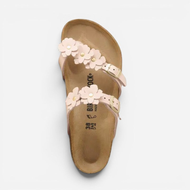 mayari flowers leather light rose regular