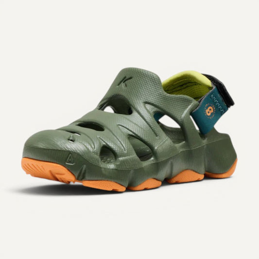 Kid's Hyperflt T Bronze Green/Orange Peel