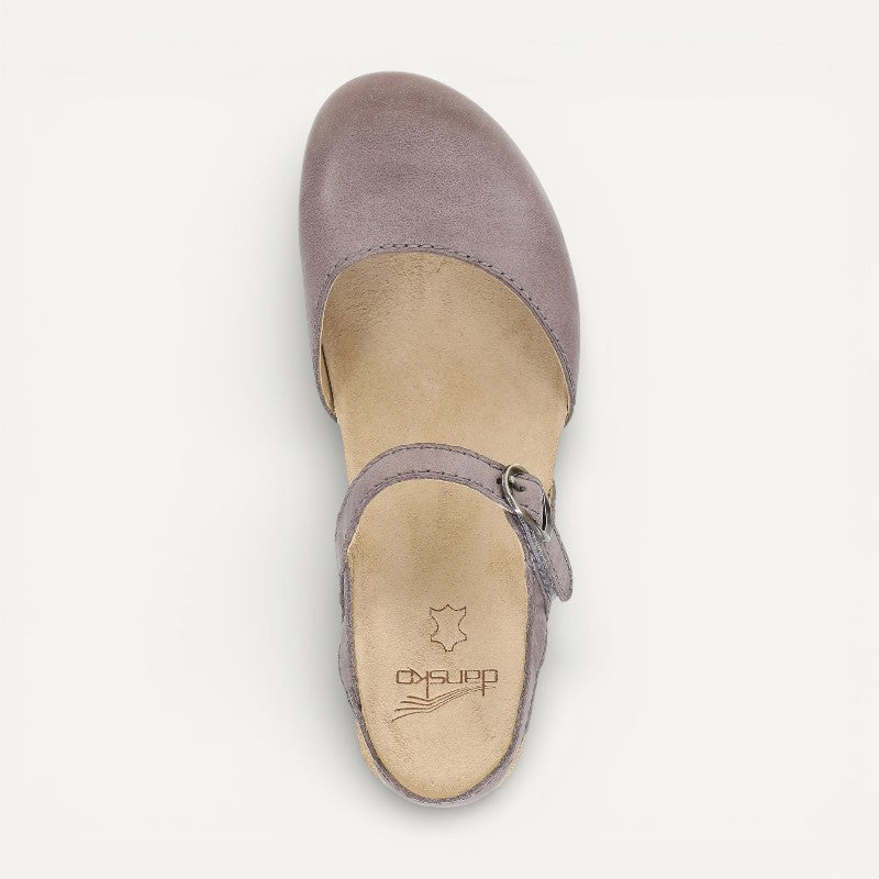 Tiffani Dusty Lilac Burn Lthr