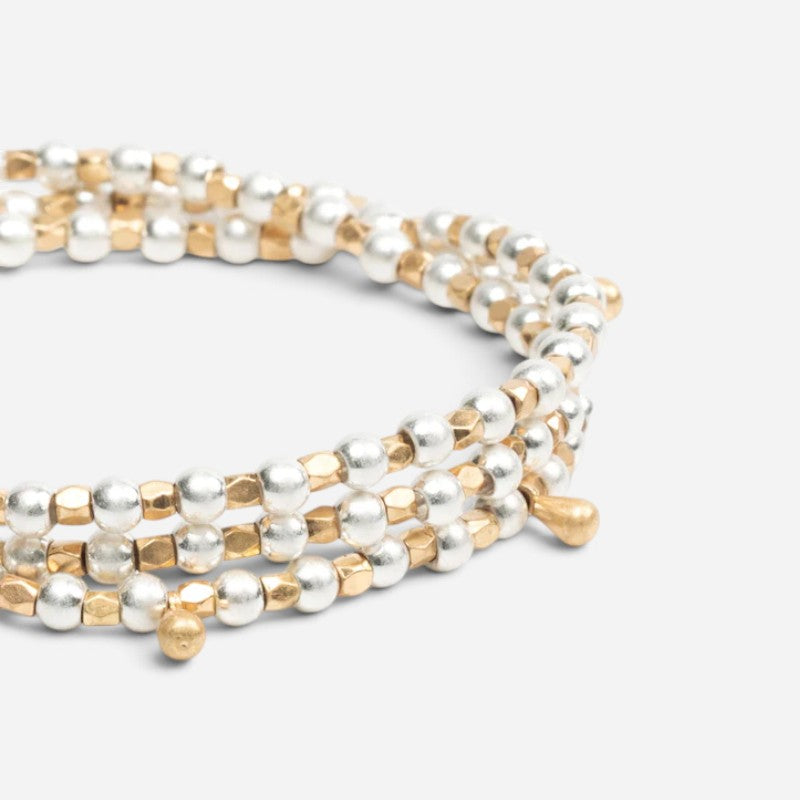 Metal Wrap Classic Teardrop Silver/Gold
