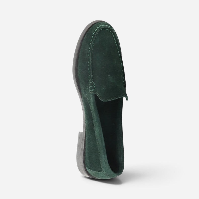 Dela Green Jewel Suede