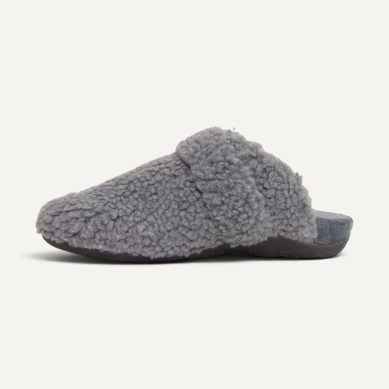 Mia Slipper Charcoal