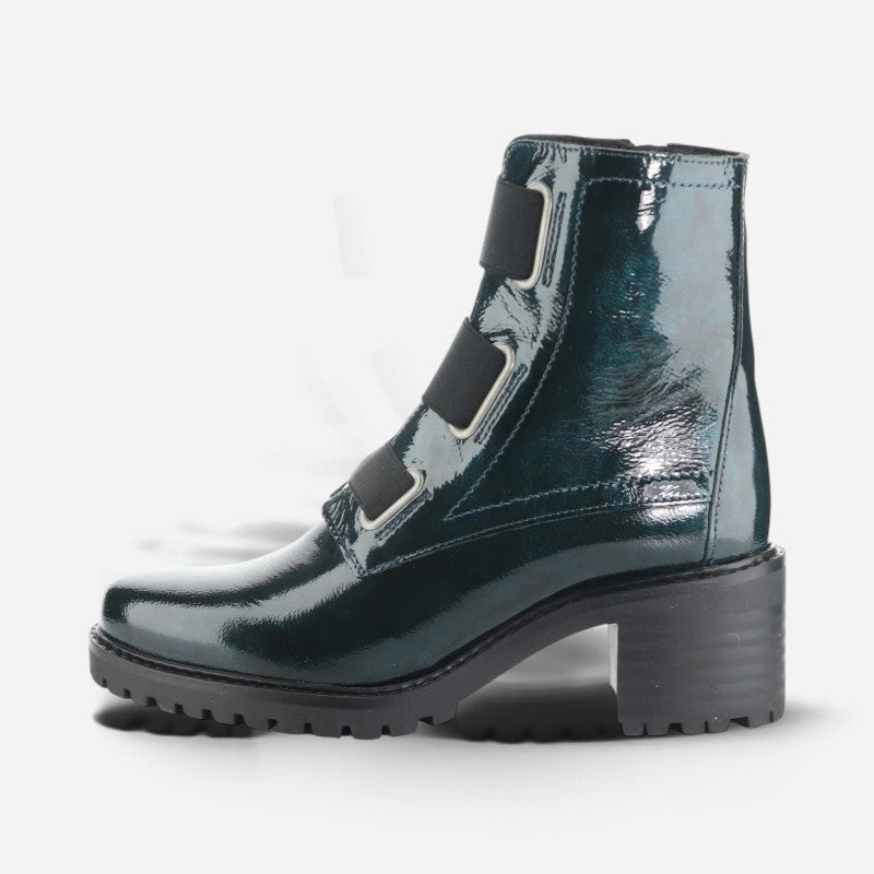 Indie Waterproof Dark Green Patent