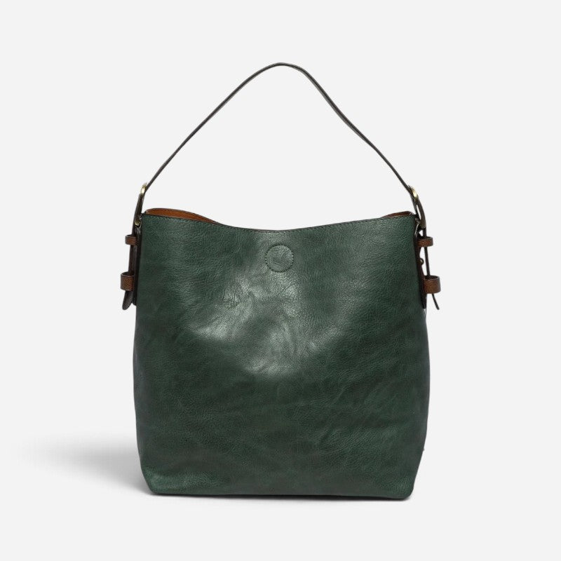 Classic Hobo Handbag Castleton Green/Coffee