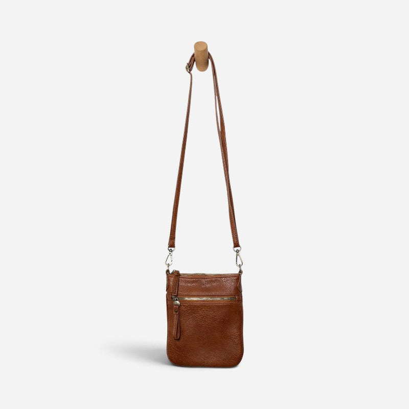 Lia Phone Crossbody Cognac