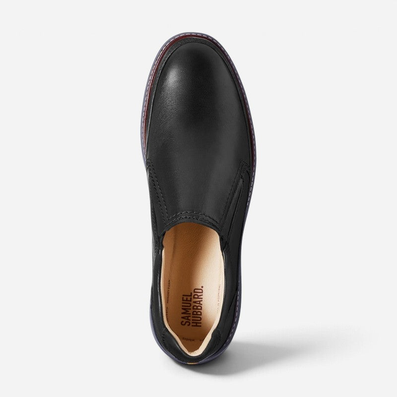 Men's Rafael Slip On Black Leather