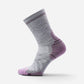 Hike Targeted Cushion Mid Crew Light Gray