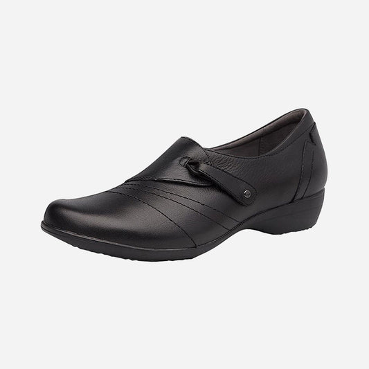 Franny Black Leather