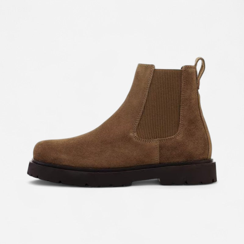 Highwood Slip-On Dark Tea Suede Leather Regular