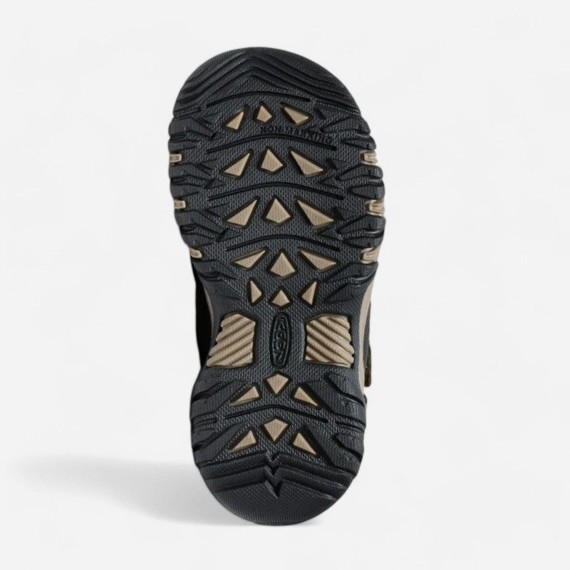 Kid's Targhee IV Low Waterproof C Dark Olive/Gold Flame