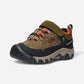 Kid's Targhee IV Low Waterproof C Dark Olive/Gold Flame