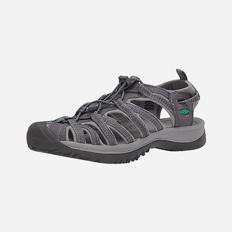 Women's Whisper Grey/Peacock Green