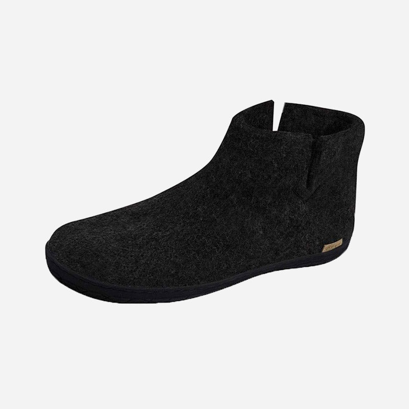 Low Boot Grey Rubber