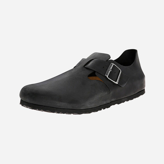London Black Oiled Leather Regular