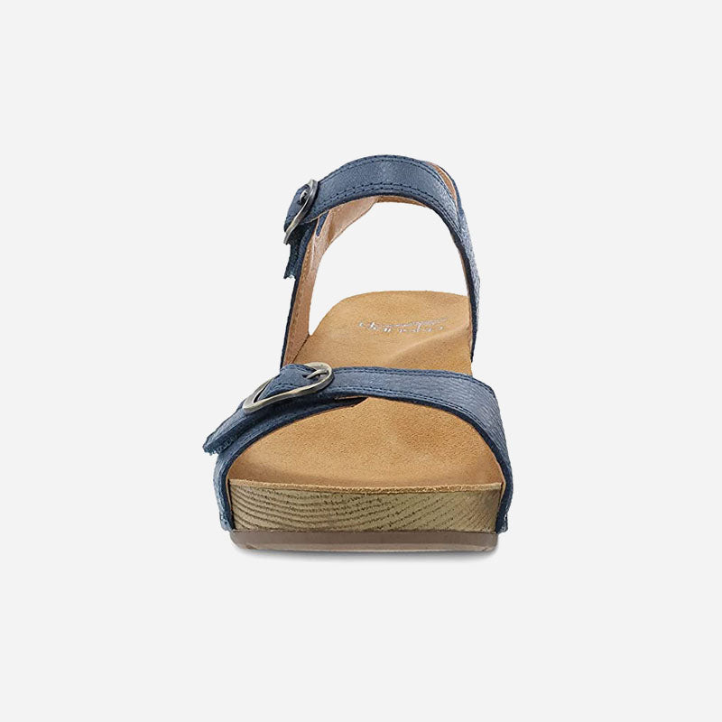 Tricia Blue Milled Burnished