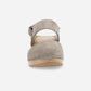 Lucia Taupe Milled Nubuck