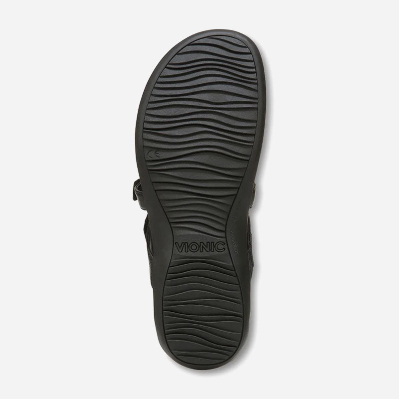 Karley Black Wavy Syn Leather