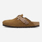 Boston Braided Mink Suede Leather Narrow