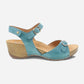 Tricia Blue Milled Burnished