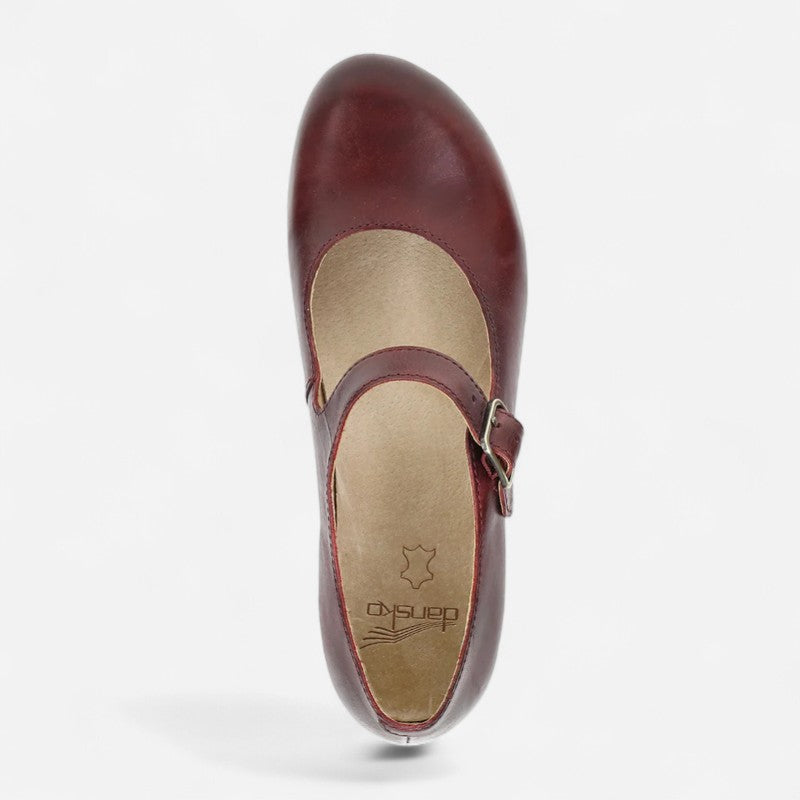 Lilah Waxy Burnished Red