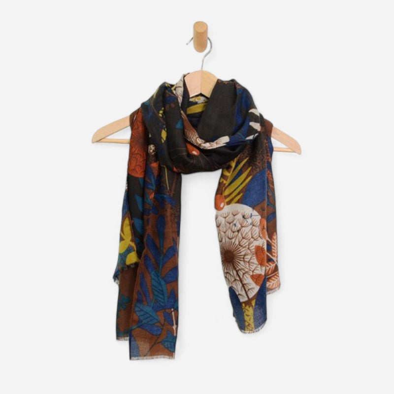 180X90 Scarf Multi Dandelion Floral