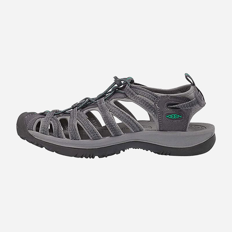 Women's Whisper Grey/Peacock Green