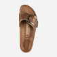 Madrid Big Buckle Cognac Oiled Leather Narrow
