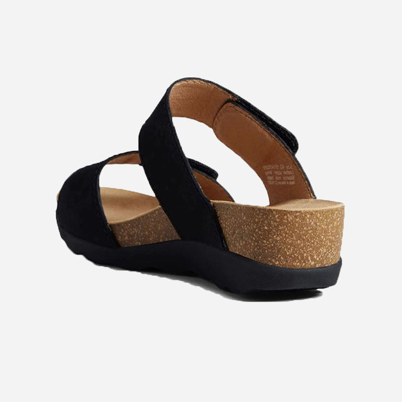 Maddy Black Milled Nubuck