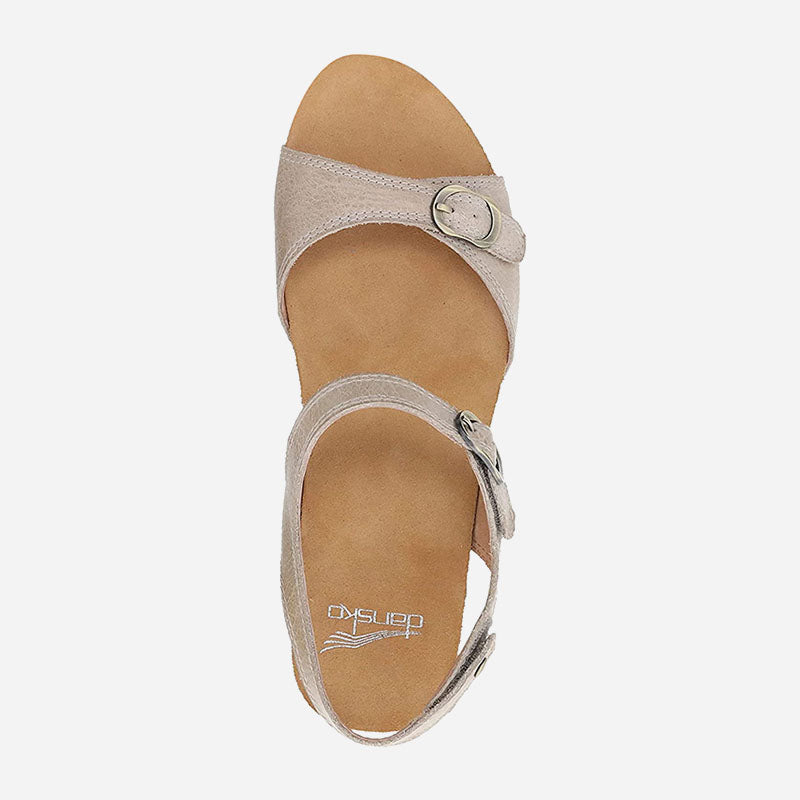 Tricia Blue Milled Burnished