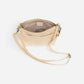 Layla Top Zip Crossbody Bag Alabaster