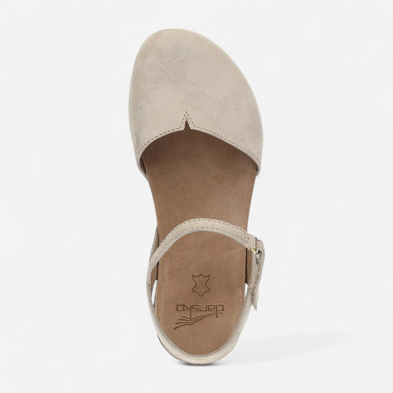 Rowan Beige Sparkle Suede