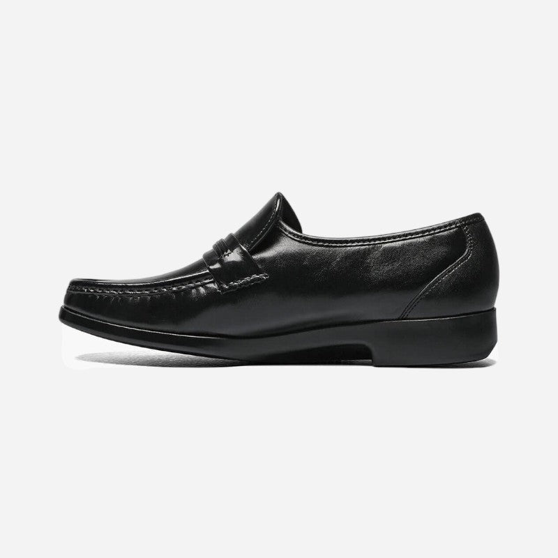 Men's Riva Moc Toe Bit Loafer Black