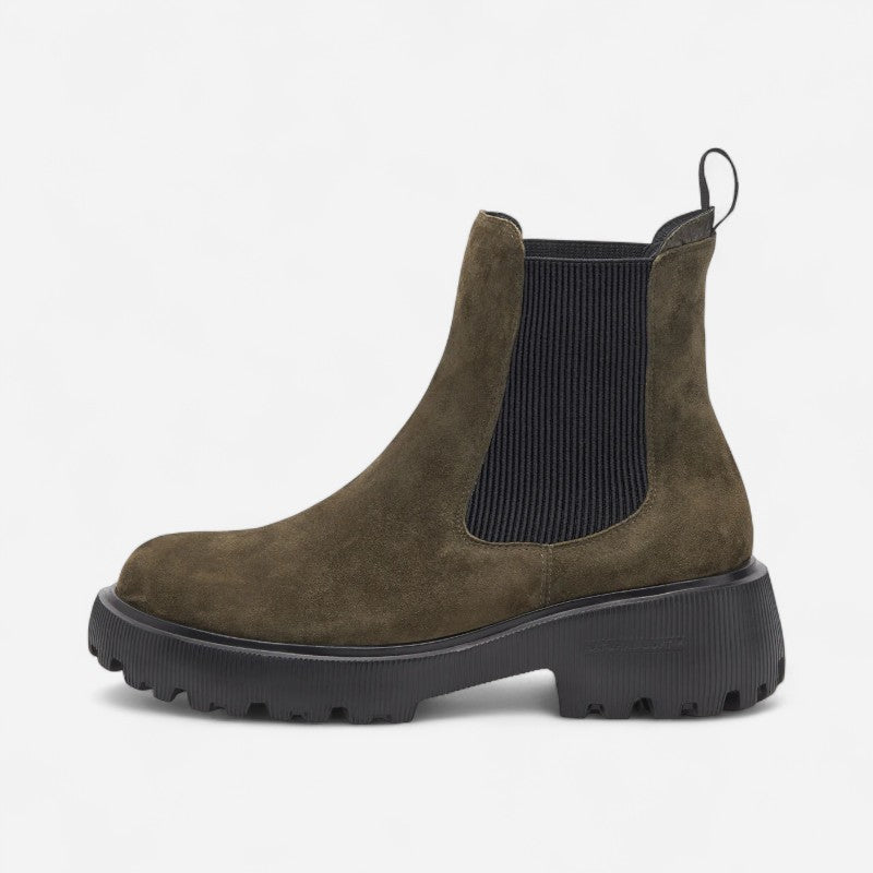 Aya Suede Dark Olive