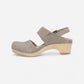 Lucia Taupe Milled Nubuck