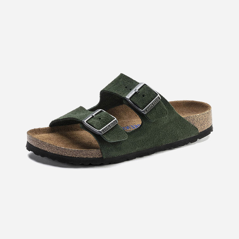 Arizona Men's Soft Footbed Midnight Suede Leather Regular