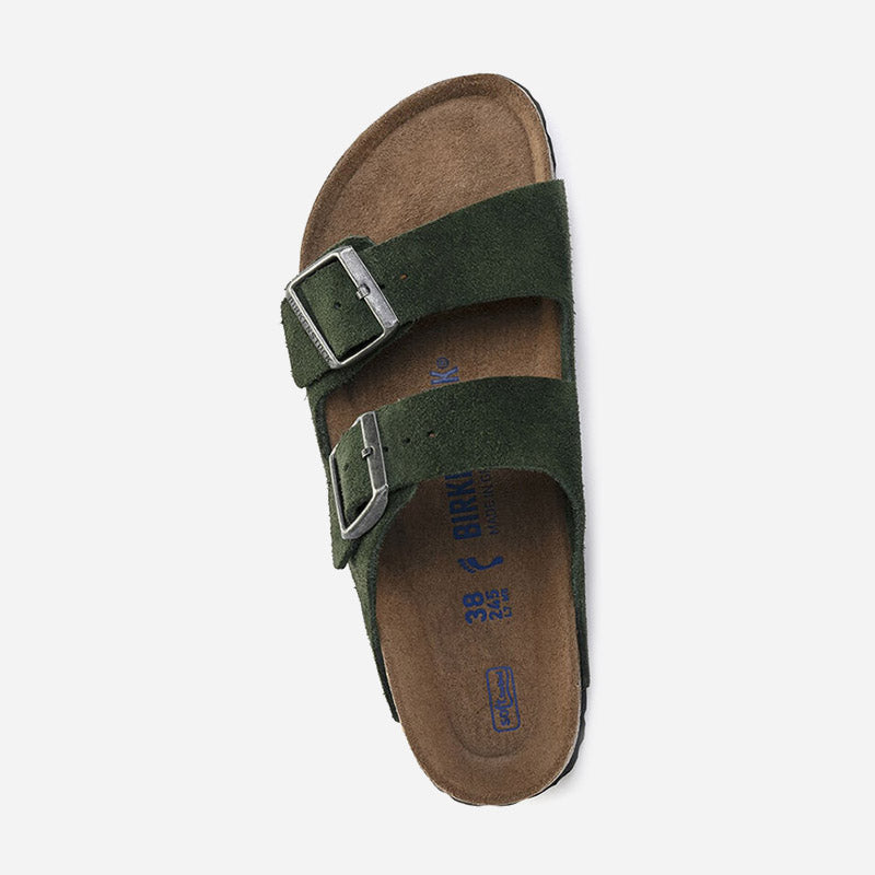 Arizona Men's Soft Footbed Midnight Suede Leather Regular